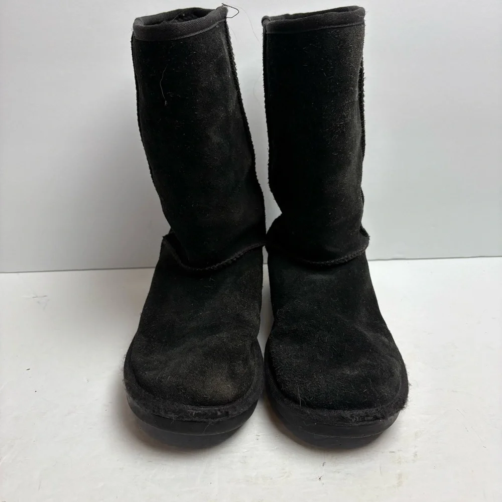 Koolaburra by Ugg Black Suede Snow Boots Koola Tall Kids size 3